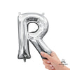 Anagram 16 inch LETTER R - ANAGRAM - SILVER (AIR-FILL ONLY) Foil Balloon 33046-11-A-P