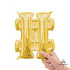 Anagram 16 inch SYMBOL # - ANAGRAM - GOLD (AIR-FILL ONLY) Foil Balloon 33067-01-A-P