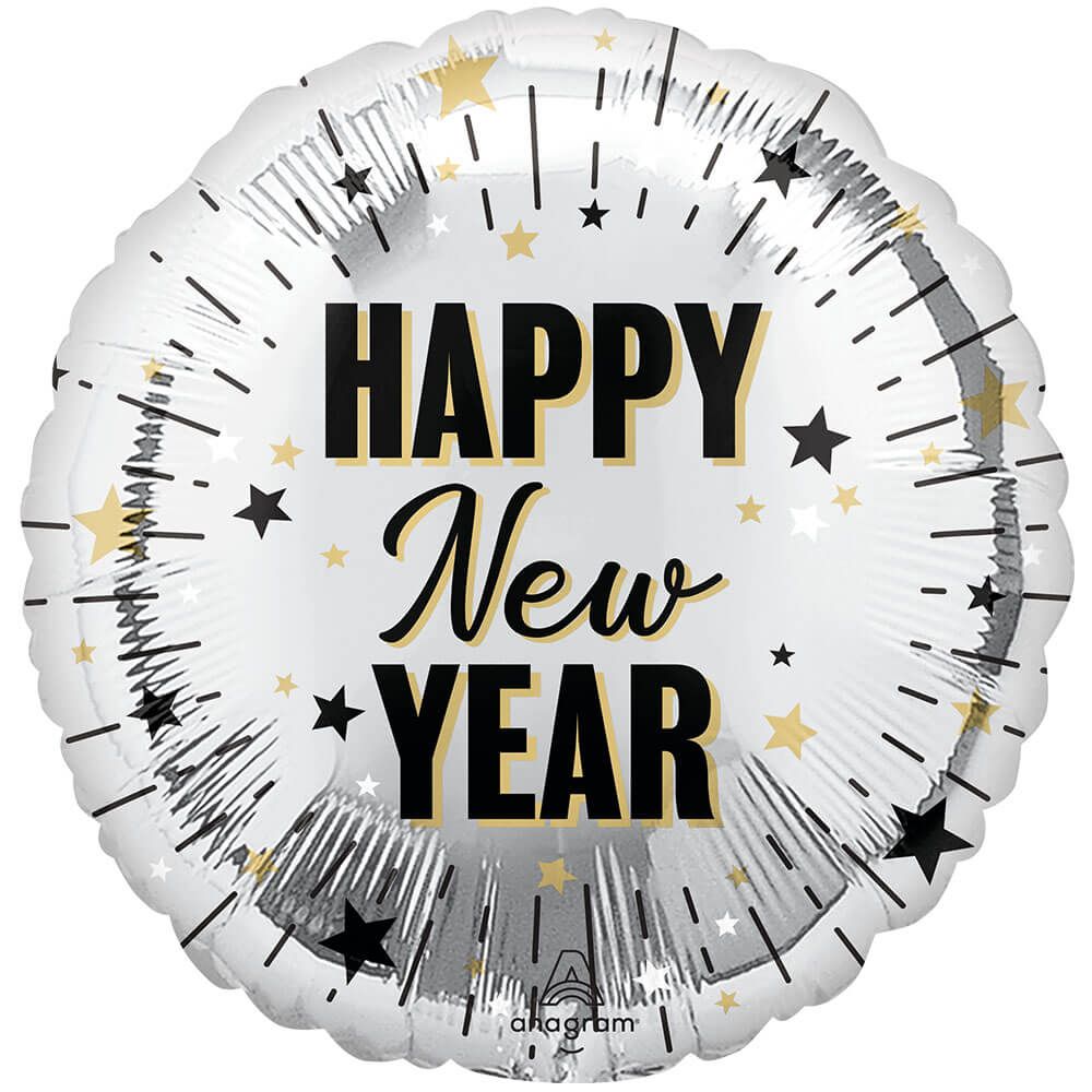 Anagram 17 inch ELEGANT NEW YEAR CELEBRATION Foil Balloon 46163-02-A-U