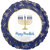 Anagram 17 inch HANUKKAH ELEGANT METALS Foil Balloon 46154-02-A-U