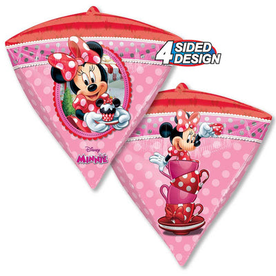 Anagram 17 inch MINNIE MOUSE DIAMONDZ Foil Balloon 28456-01-A-P