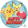 Anagram 17 inch POKEMON HAPPY BIRTHDAY Foil Balloon 36333-02-A-U