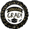 Anagram 17 inch SKETCHED CONGRATS GRAD Foil Balloon 45454-02-A-U