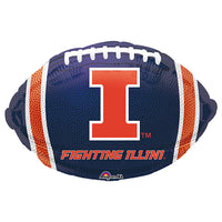 Anagram 17 inch UNIVERSITY OF ILLINOIS JUNIOR SHAPE Foil Balloon 32210-02-A-U