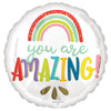 Anagram 17 inch YOU ARE AMAZING RAINBOW Foil Balloon 42903-02-A-U