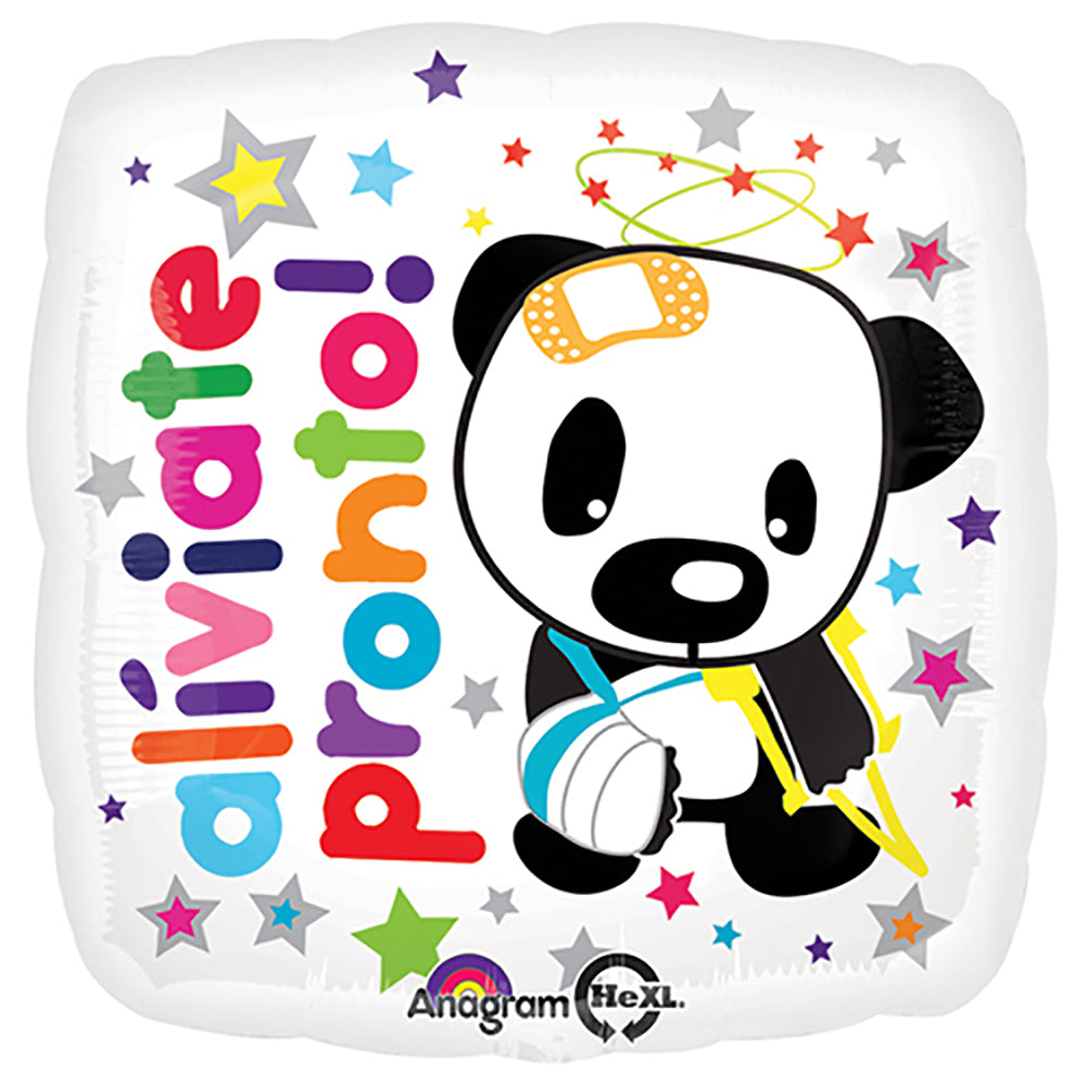 Anagram 18 inch ALIVIATE PRONTO PANDA BEAR Foil Balloon 31156-01-A-P