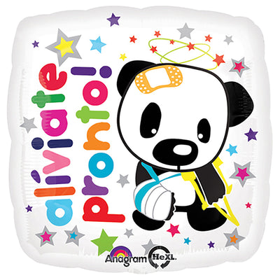 Anagram 18 inch ALIVIATE PRONTO PANDA BEAR Foil Balloon 31156-01-A-P