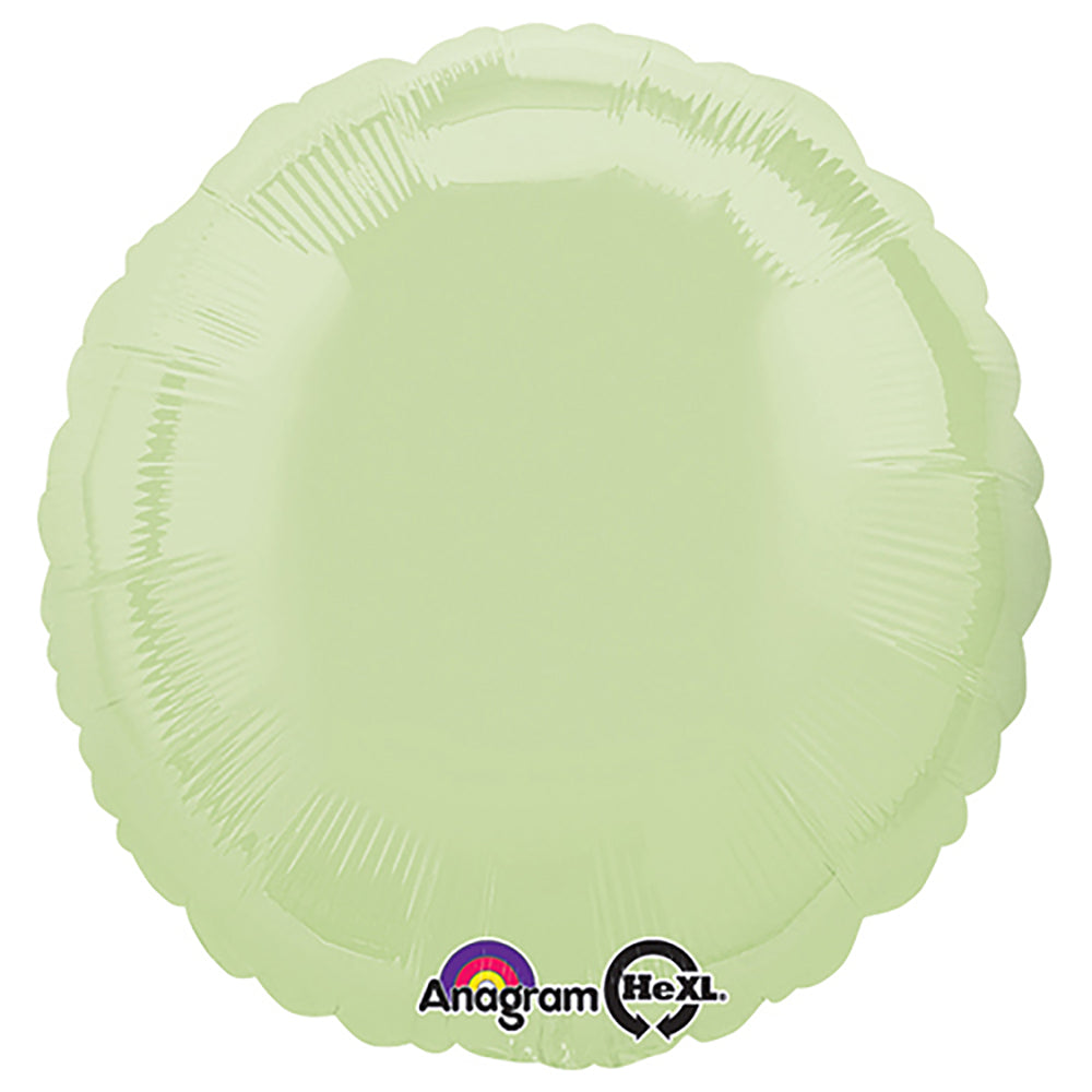 Anagram 18 inch CIRCLE - LEAF GREEN Foil Balloon 23004-02-A-U