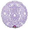 Anagram 18 inch CIRCLE- LILAC TAPESTRY Foil Balloon 25386-02-A-U