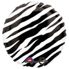 Anagram 18 inch CIRCLE - ZEBRA Foil Balloon A119591-01-A-P