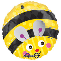 Anagram 18 inch CUTE BUMBLE BEE Foil Balloon 17264-02-A-U