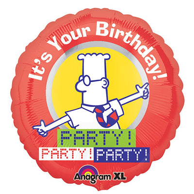 Anagram 18 inch DILBERT BIRTHDAY PARTY Foil Balloon 17874-01-A-P