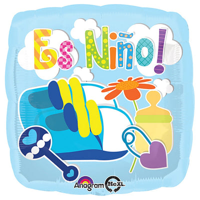 Anagram 18 inch ES NINO BABY ICONS Foil Balloon 31160-01-A-P