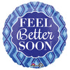 Anagram 18 inch FEEL BETTER SOON DIAMONDS Foil Balloon 33706-01-A-P