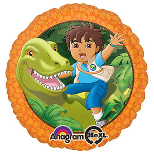 Anagram 18 inch GO DIEGO GO Foil Balloon