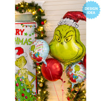 Anagram 18 inch GRINCH CHRISTMAS Foil Balloon 43610-02-A-U