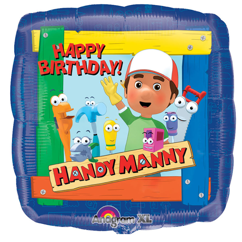 Anagram 18 inch HANDY MANNY BIRTHDAY Foil Balloon 18292-02-A-U