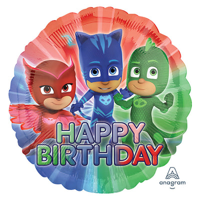 Anagram 18 inch HAPPY BIRTHDAY DISNEY PJ MASKS Foil Balloon