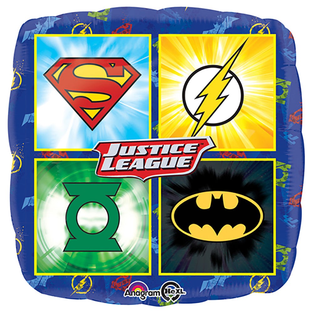 Anagram 18 inch JUSTICE LEAGUE Foil Balloon 32281-02-A-U