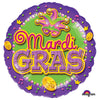 Anagram 18 inch MARDI GRAS Foil Balloon A118202-02-A-U