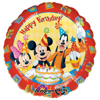 Anagram 18 inch MICKEY & FRIENDS HAPPY BIRTHDAY Foil Balloon