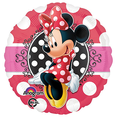 Anagram 18 inch MINNIE PORTRAIT Foil Balloon