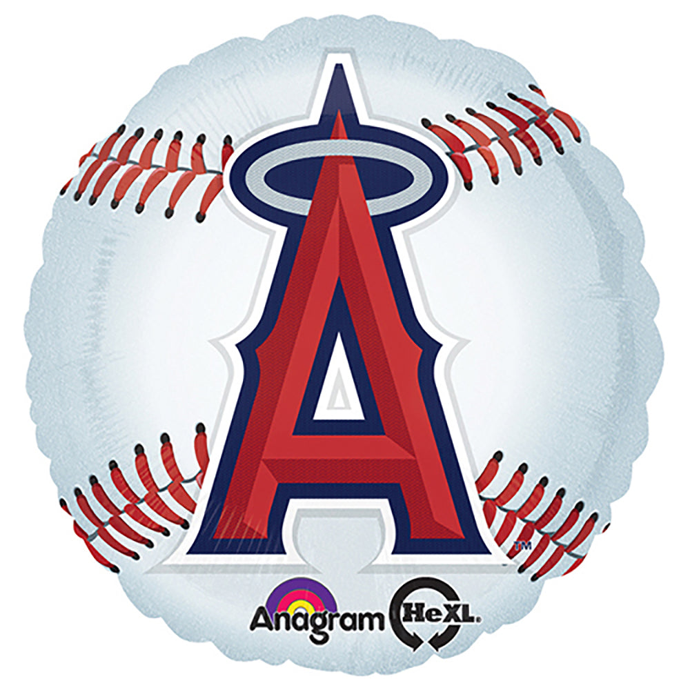 Anagram 18 inch MLB LOS ANGELES ANGELS OF ANAHEIM BASEBALL TEAM Foil Balloon 18493-01-A-P