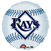 Anagram 18 inch MLB TAMPA BAY RAYS BASEBALL TEAM Foil Balloon 18511-01-A-P