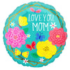 Anagram 18 inch MOM PRETTY FLOWERS & BUTTERFLIES Foil Balloon 42731-01-A-P