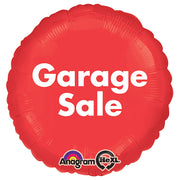 Anagram 18 inch P.O.P. GARAGE SALE Foil Balloon 15995-02-A-U