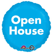 Anagram 18 inch P.O.P. OPEN HOUSE Foil Balloon 15994-02-A-U