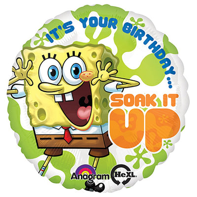 Anagram 18 inch SPONGEBOB BIRTHDAY Foil Balloon