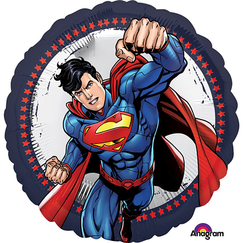 Anagram 18 inch SUPERMAN Foil Balloon 35532-02-A-U