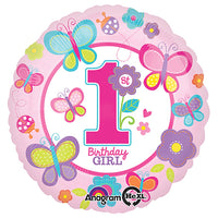 Anagram 18 inch SWEET BIRTHDAY GIRL Foil Balloon 29803-02-A-U