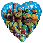 Anagram 18 inch TMNT LOVE Foil Balloon