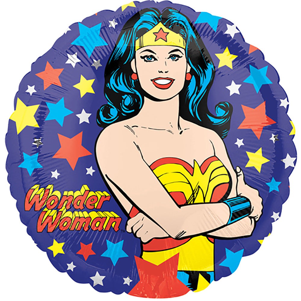 Anagram 18 inch WONDER WOMAN Foil Balloon 36148-02-A-U