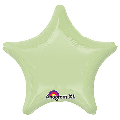 Anagram 19 inch STAR - LEAF GREEN Foil Balloon 23022-02-A-U