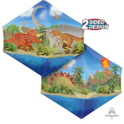 Anagram 21 inch DINO WORLD Foil Balloon 32252-01-A-P