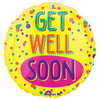 Anagram 21 inch GET WELL SOON PAINT SPLATTER Foil Balloon 33301-01-A-P