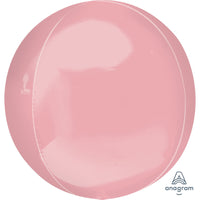 Anagram 21 inch JUMBO ORBZ - PASTEL PINK (3 PK) Foil Balloon 40798-99-A-U