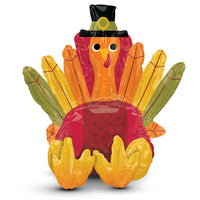 Anagram 21 inch PILGRIM TURKEY SITTER (AIR-FILL ONLY) Foil Balloon 46127-01-A-P