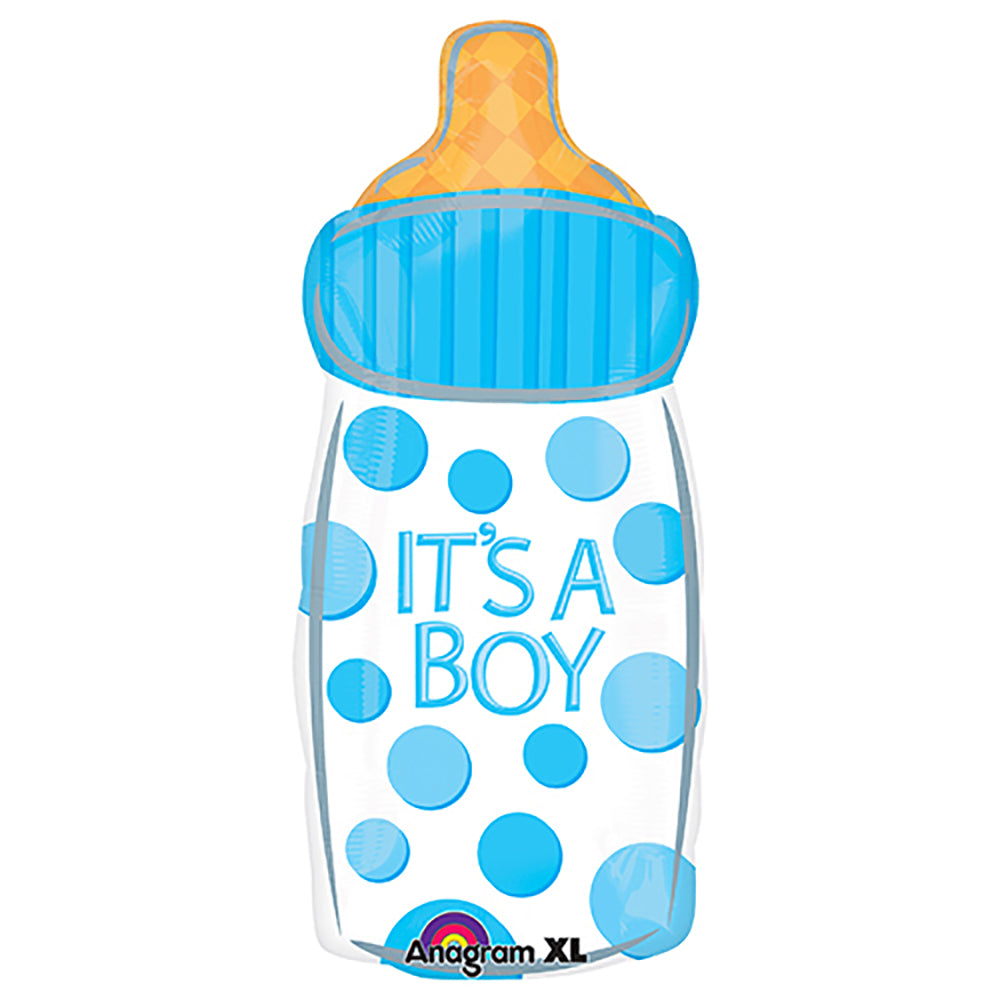 Anagram 23 inch IT'S A BOY BABY BOTTLE Foil Balloon 26802-01-A-P