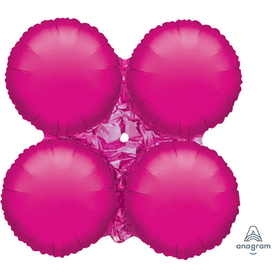 Anagram 24 inch MAGICARCH LARGE - METALLIC FUCHSIA Foil Balloon 25190-02-A-U