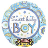 Anagram 28 inch SWEET BABY BOY SING-A-TUNE Foil Balloon 22069-01-A-P