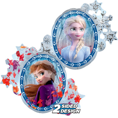 Anagram 30 inch FROZEN 2 - ELSA AND ANNA Foil Balloon 40388-01-A-P