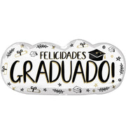 Anagram 30 inch SKETCHED FELICIDADES GRADUADO Foil Balloon 45482-01-A-P