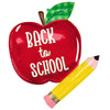 Anagram 31 inch BACK TO SCHOOL APPLE & PENCIL Foil Balloon 44812-01-A-P