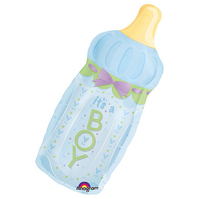 Anagram 31 inch IT'S A BOY BABY BOTTLE Foil Balloon 14254-01-A-P