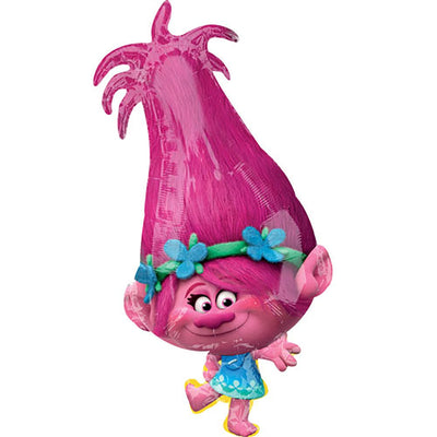 Anagram 31 inch TROLLS POPPY Foil Balloon 35697-01-A-P