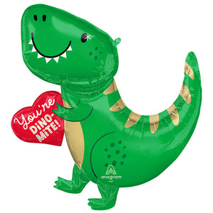 Anagram 31 inch YOU'RE DINO-MITE Foil Balloon 45099-01-A-P